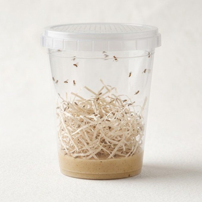 Boite drosophiles melanogaster 520ml